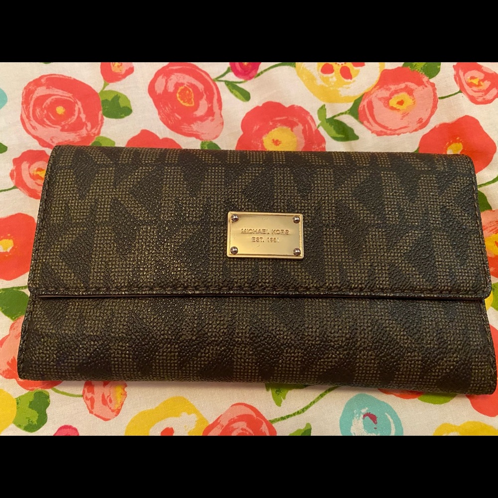 Michael Kors monogram wallet